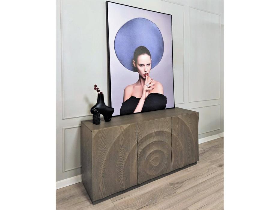 STG комод с рисунком (орех) Circles