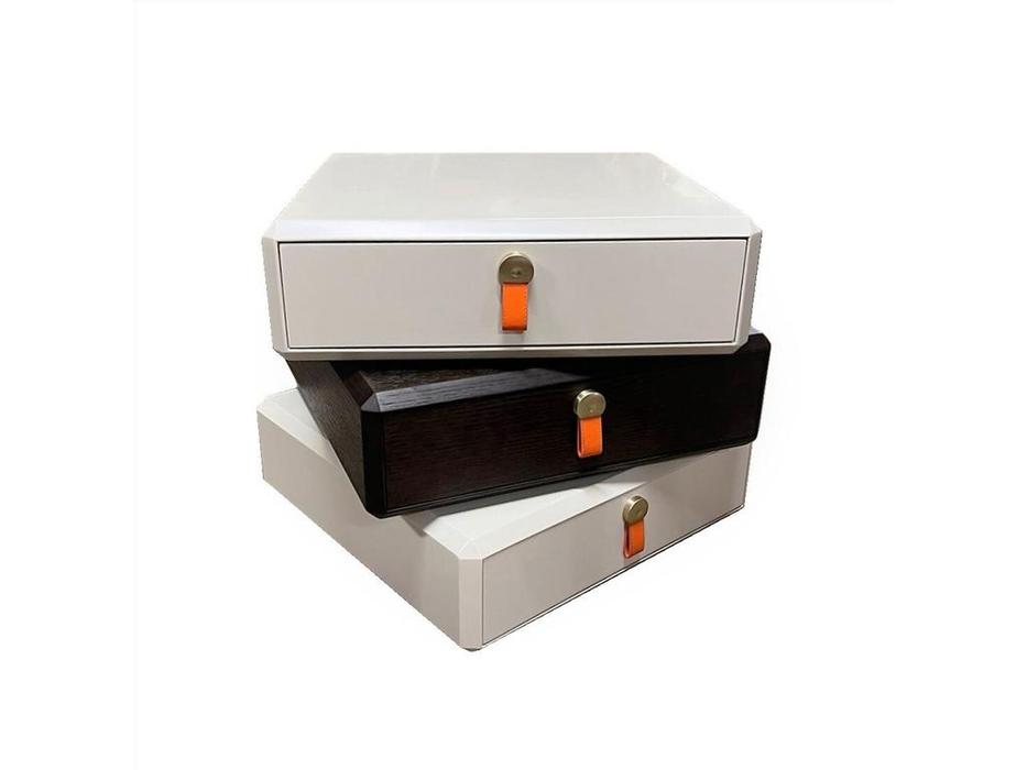 STG тумба прикроватная с 3 ящиками (слоновая кость) Teorema WT