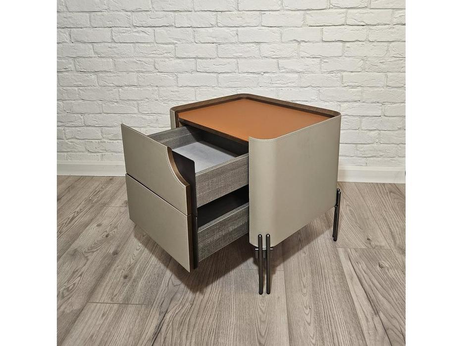 STG тумба прикроватная с 2 ящиками (бежевая) SG4452