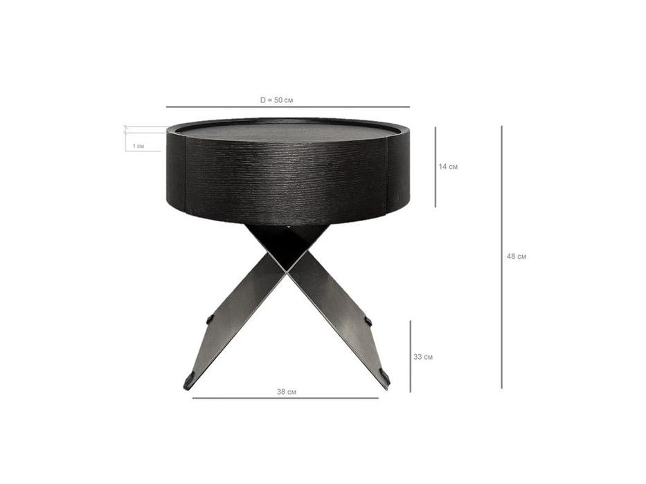 STG тумба прикроватная с 1 ящиком (венге) Fiero W