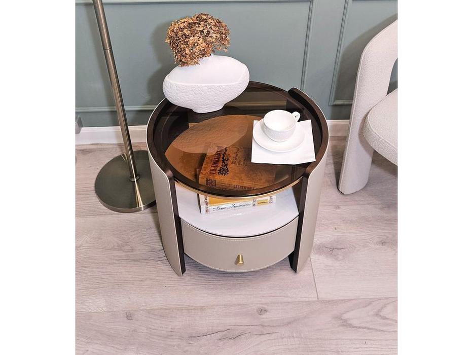 STG тумба прикроватная с 1 ящиком (бежевая) Nocturne