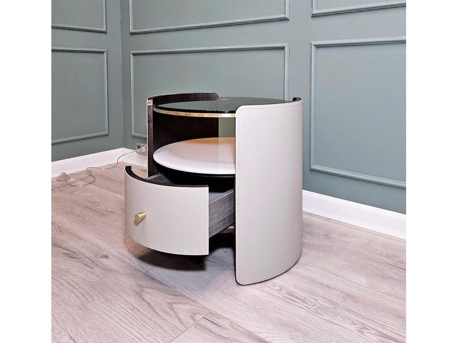 STG тумба прикроватная с 1 ящиком (бежевая) Nocturne