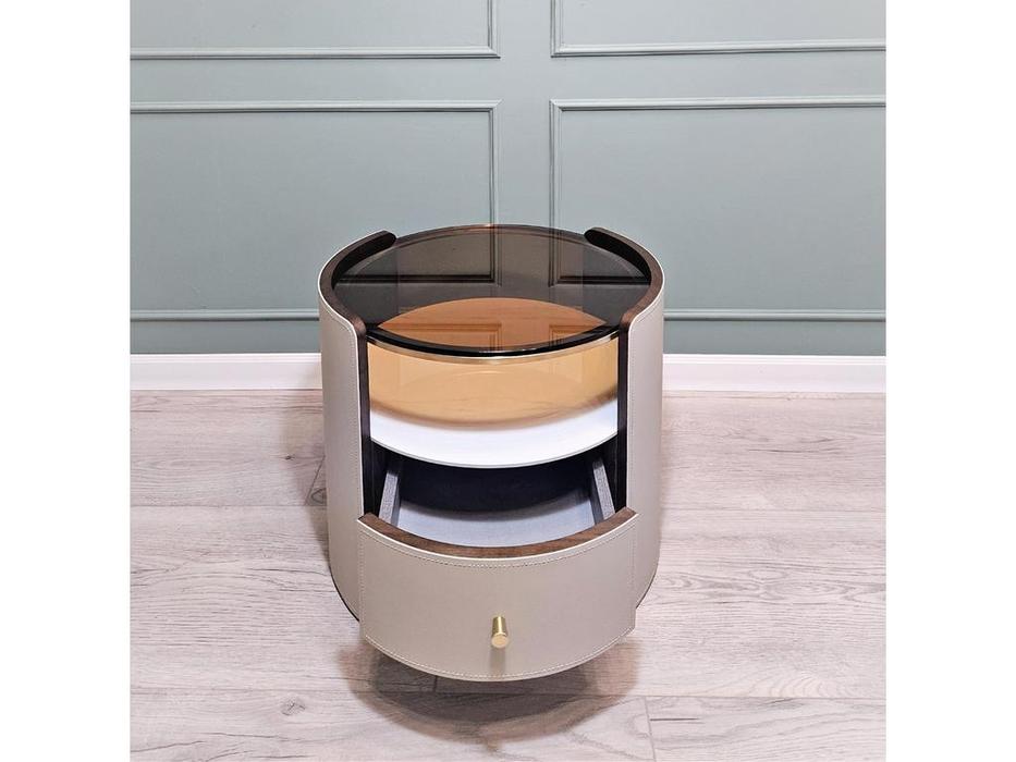 STG тумба прикроватная с 1 ящиком (бежевая) Nocturne