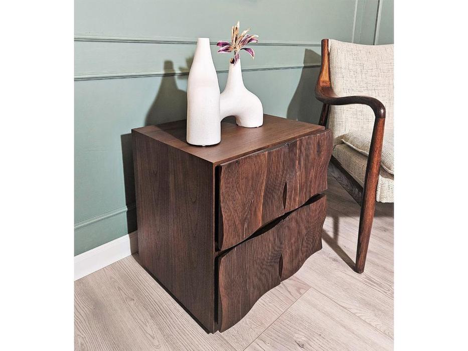 STG тумба прикроватная с 2 ящиками (орех) Kioto