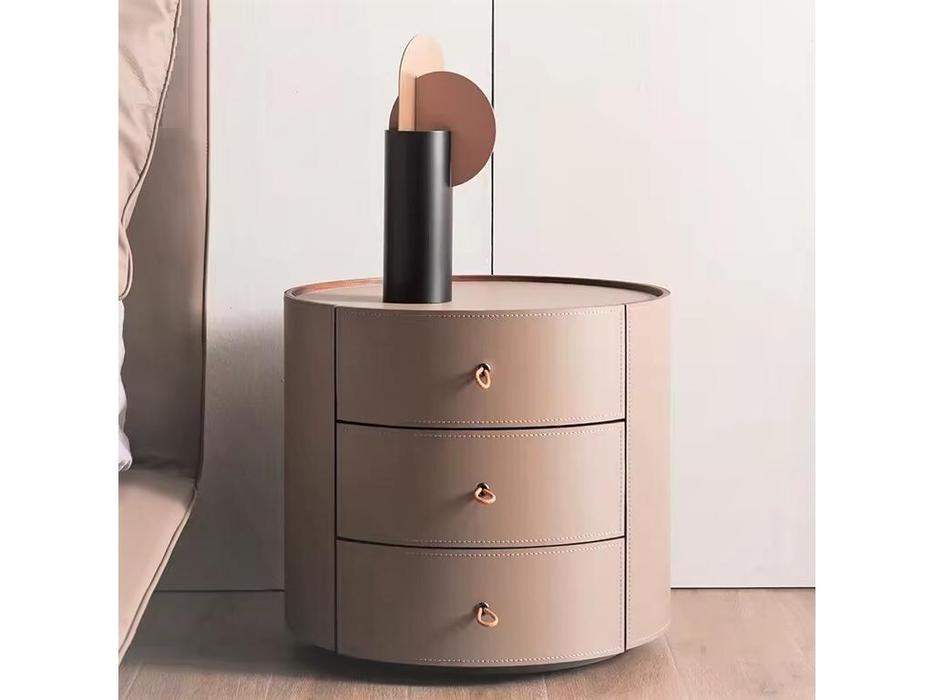 STG тумба прикроватная с 3 ящиками (бежевый) Grace