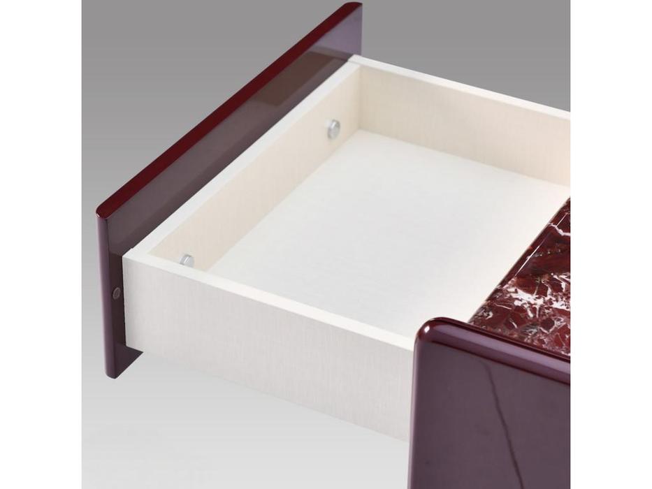STG тумба прикроватная с 2 ящиками (бордовый) Logan