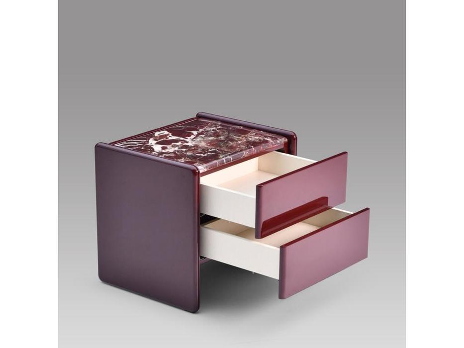 STG тумба прикроватная с 2 ящиками (бордовый) Logan