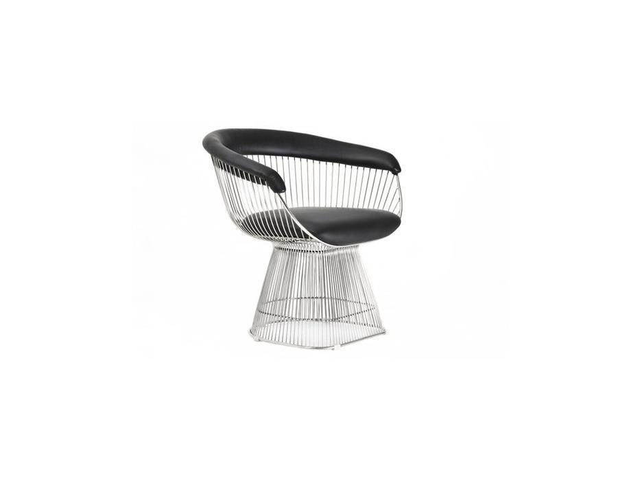 STG кресло  (черный, хром) Platner Lounge H82