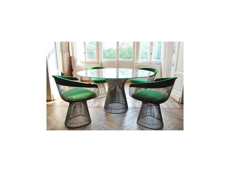 STG кресло  (черный, хром) Platner Lounge H82