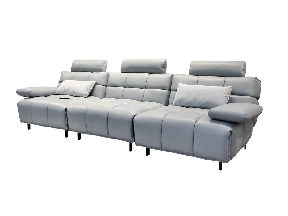 STG диван-реклайнер  (серо бежевый) SG4707