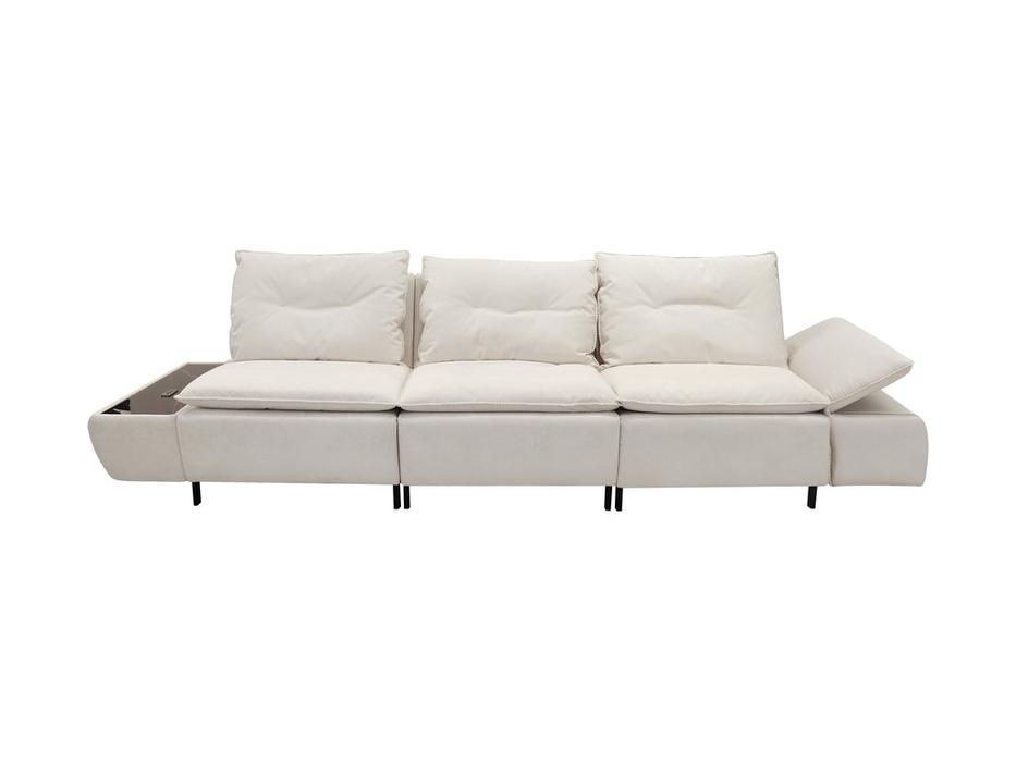 STG диван-реклайнер  (серо бежевый) SG4691