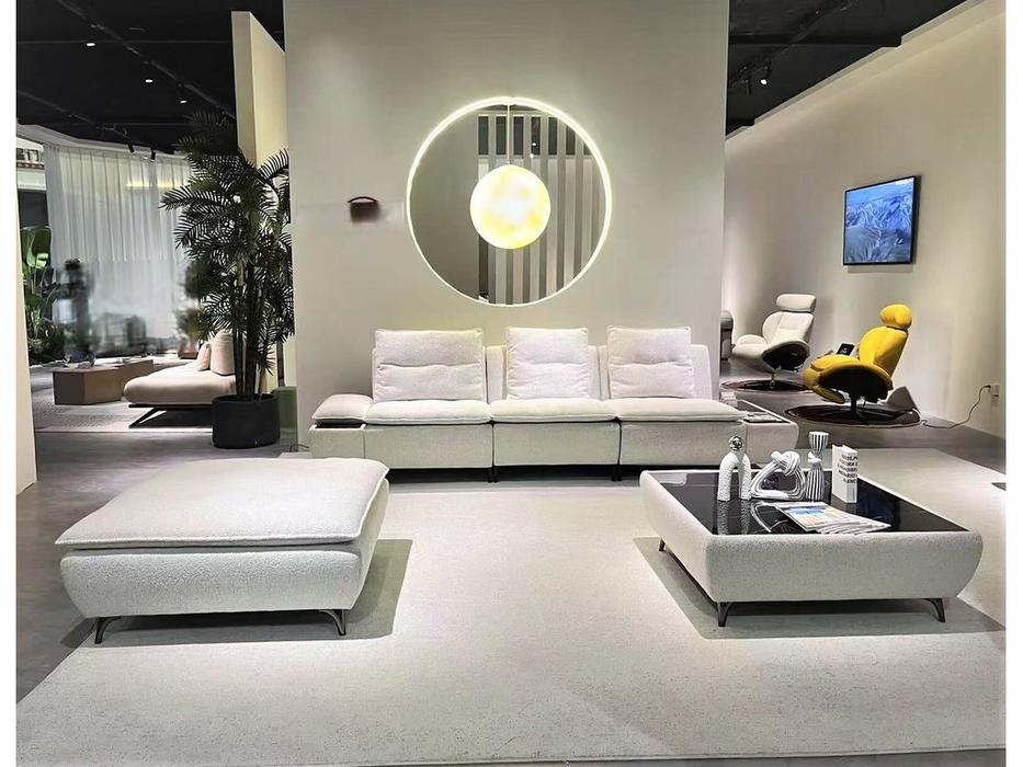 STG диван-реклайнер  (серо бежевый) SG4691