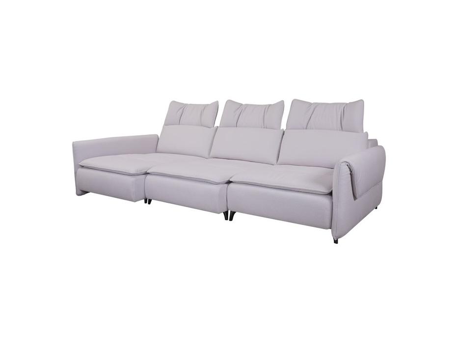 STG диван-реклайнер  (светло серый) SG4699