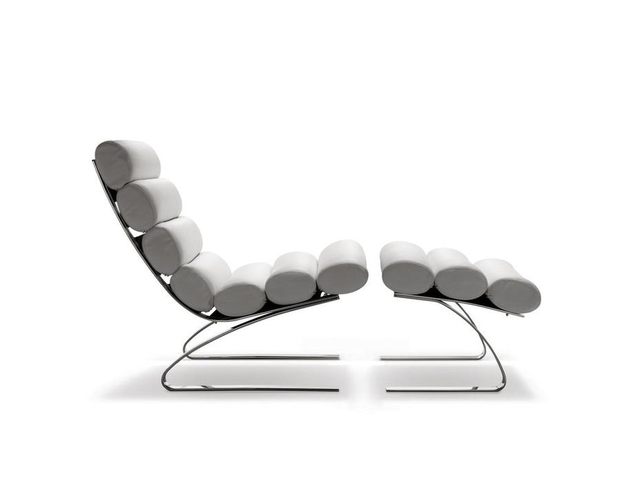 STG кресло с оттоманкой (белый) Sinus Lounge