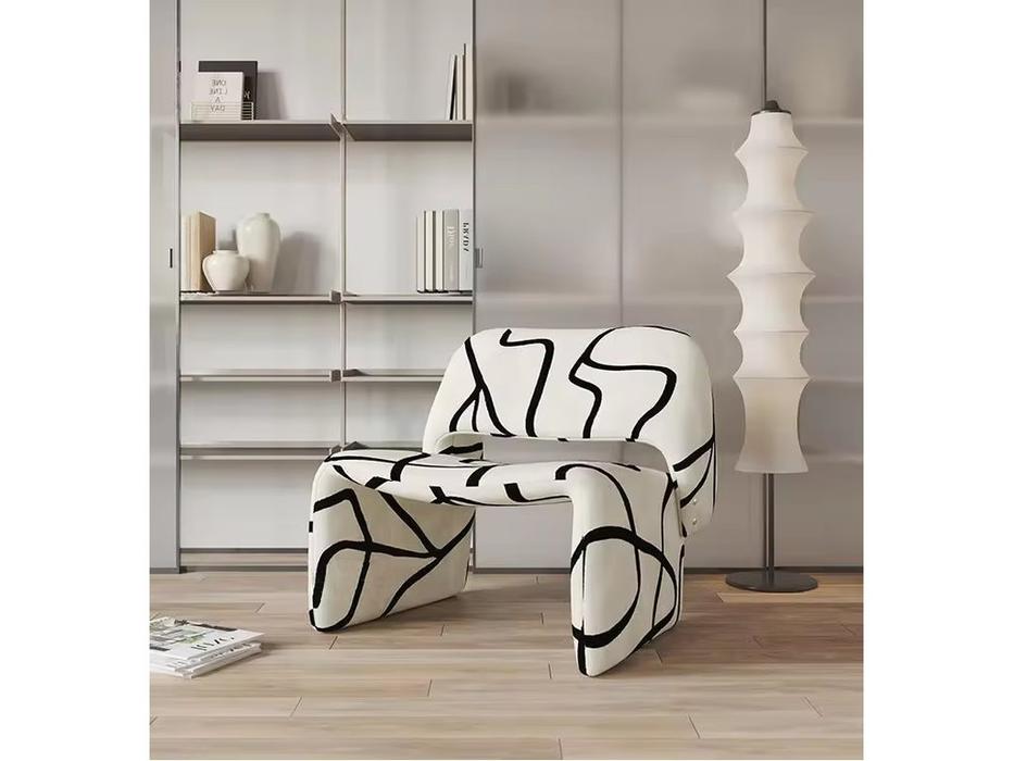 STG кресло  (белый, черный) Ondine Lounge Chair