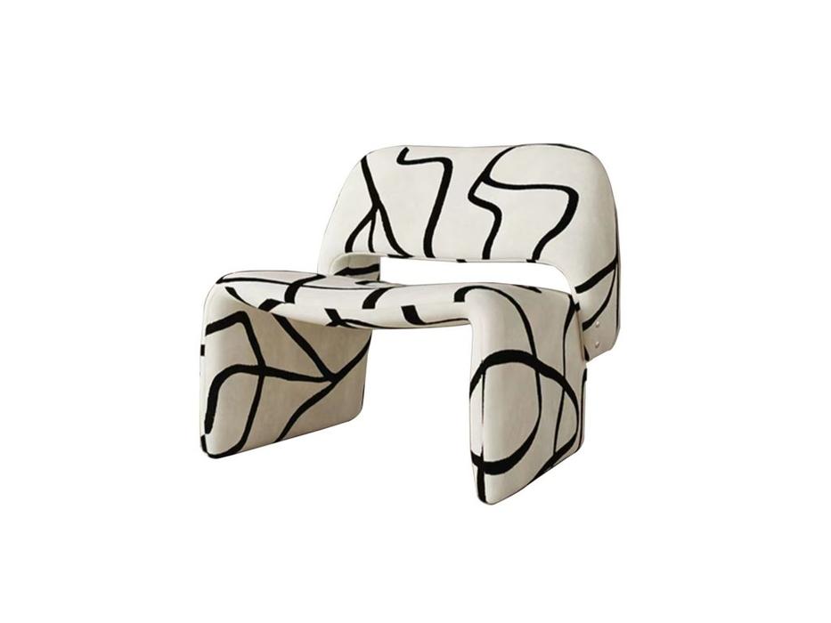 STG кресло  (белый, черный) Ondine Lounge Chair