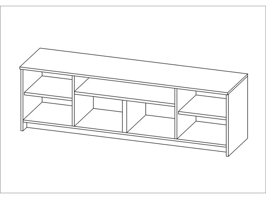 SweSt тумба под телевизор  (белый) Сириус