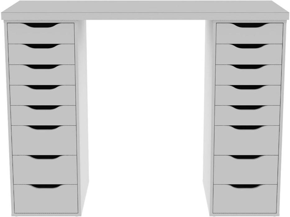 SweSt стол с ящиками (белый) Ингар
