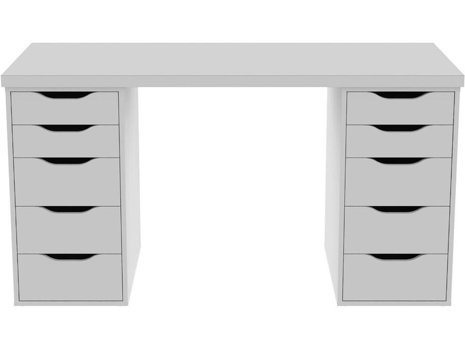 SweSt стол письменный с ящиками (белый) Ингар