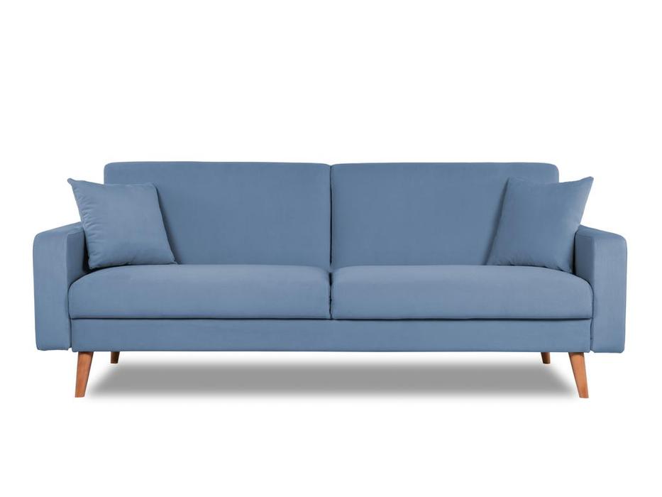 Finsoffa мягкая мебель в интерьере  (серо-голубой) Verden