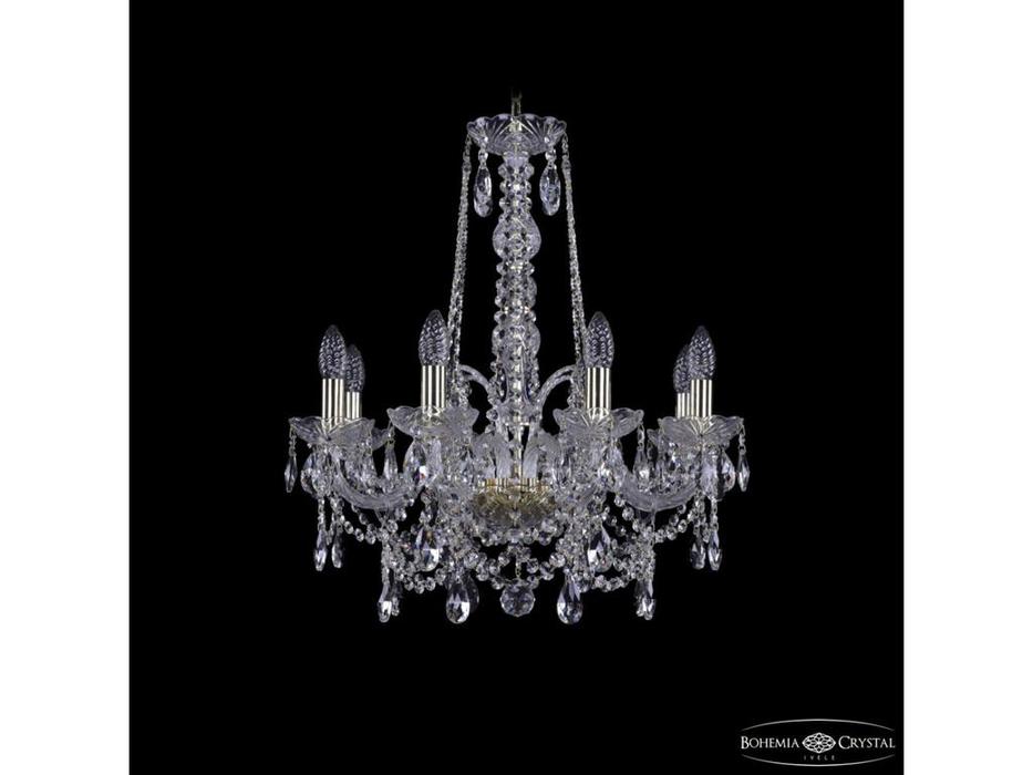 Bohemia Ivele Crystal люстра хрустальная  (прозрачный) 1411/8/195/h-65 G