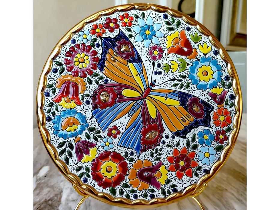 Cearco тарелка декоративная диаметр 21 см (золото, разноцветный) Ceramico