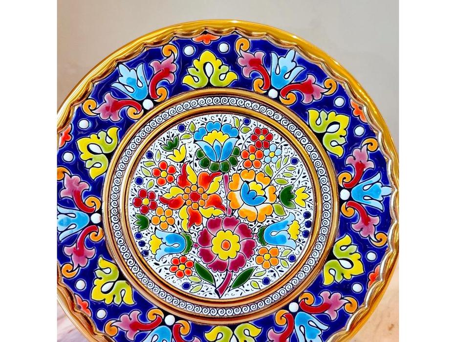 Cearco тарелка декоративная диаметр 21 см (золото, разноцветный) Ceramico