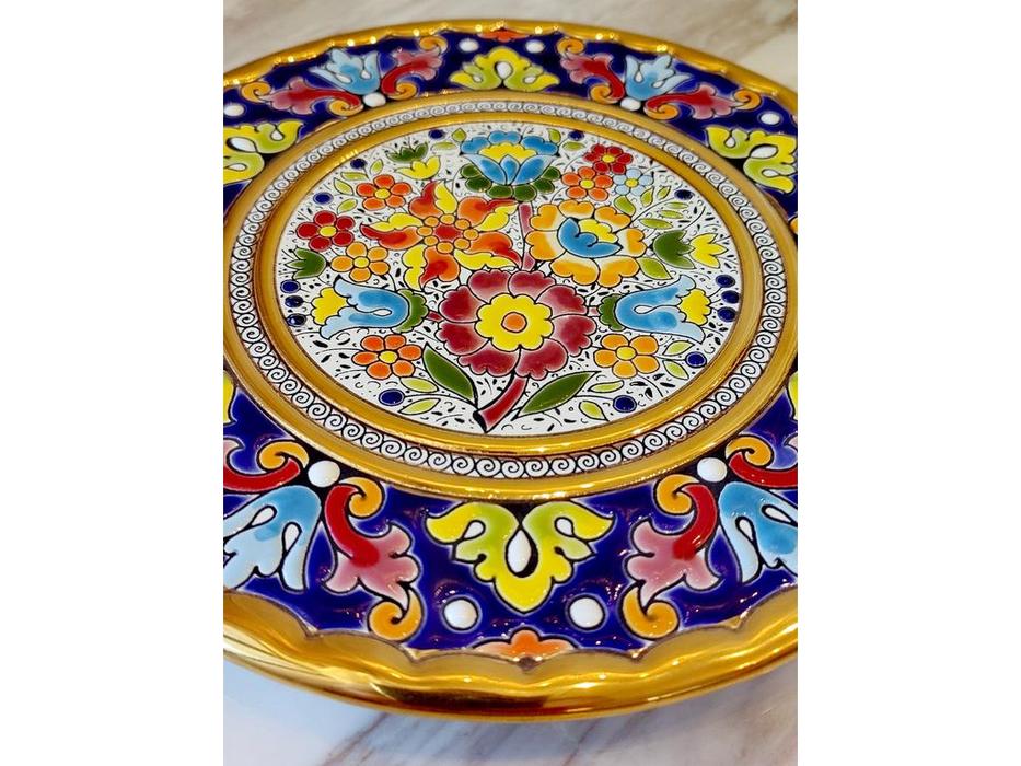 Cearco тарелка декоративная диаметр 21 см (золото, разноцветный) Ceramico