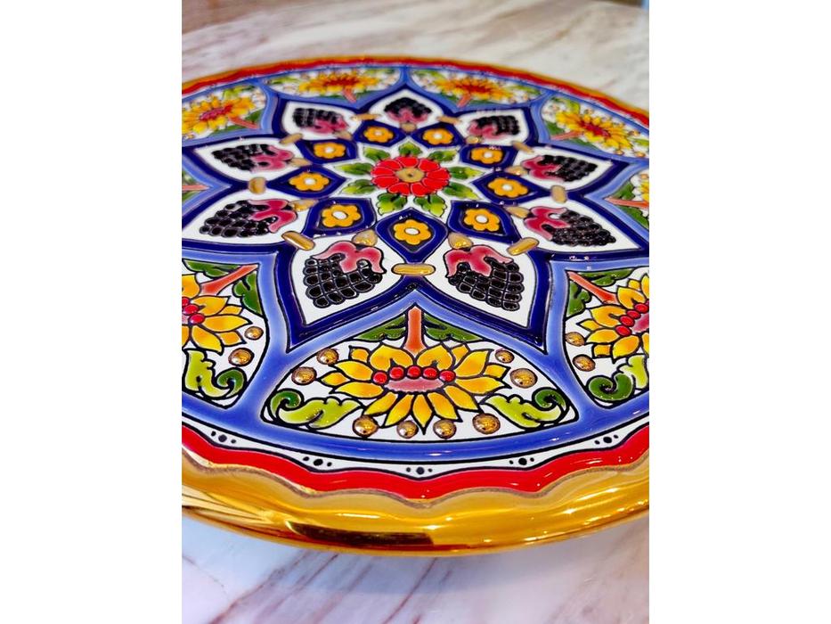 Cearco тарелка декоративная диаметр 28 см (мультиколор) Ceramico