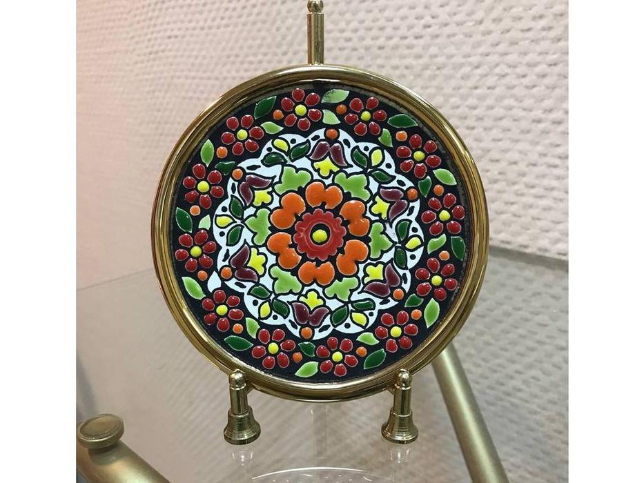 Cearco тарелка декоративная диаметр 11 см (золото) Ceramico