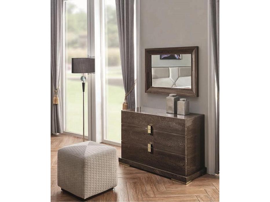 Fratelli Barri пуф  (Black gloss lacquer, ткань Marisa-91A) Forli