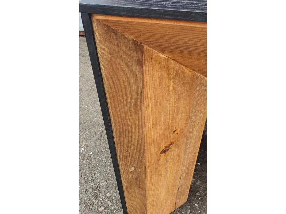Mobilier de Maison консоль  (дуб,черный) Wooden Vintage Loft
