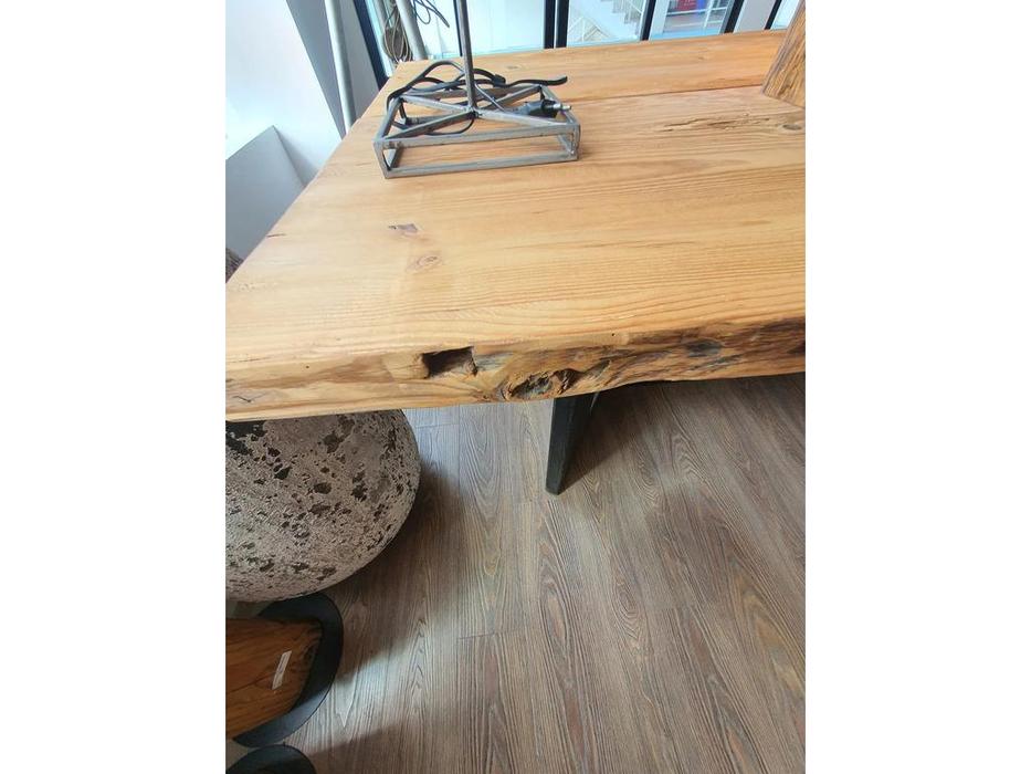 Mobilier de Maison стол обеденный не раскладной (дуб, черный) Wooden Vintage Loft