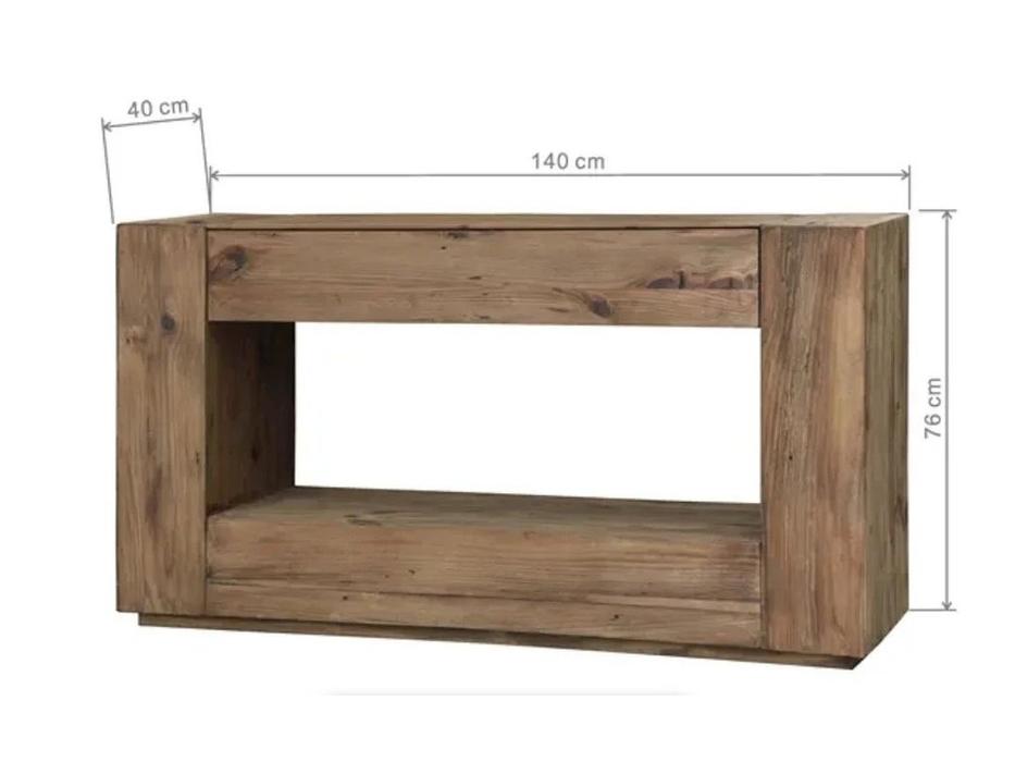 Mobilier de Maison консоль  (натуральный дуб) Wooden Vintage Loft