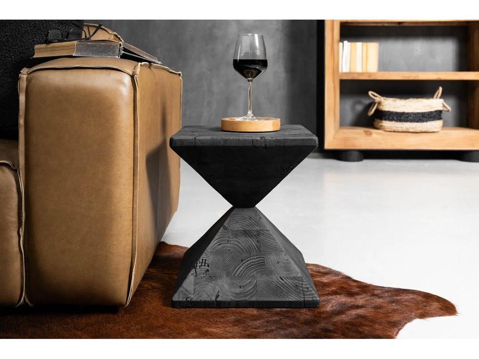 Mobilier de Maison стол кофейный  (черный) Wooden Vintage Loft