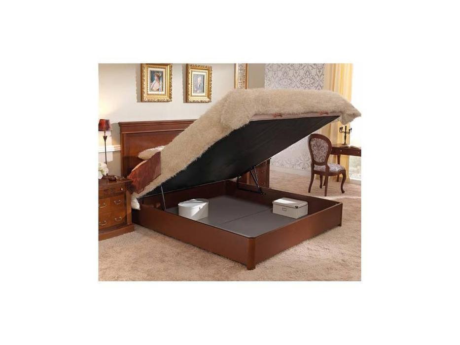 Panamar кровать двуспальная 160х200 с подъемным механизмом (орех) Classic