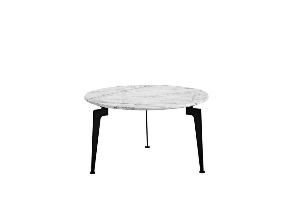 Innovation стол журнальный с мраморной столешницей (черный) Marble