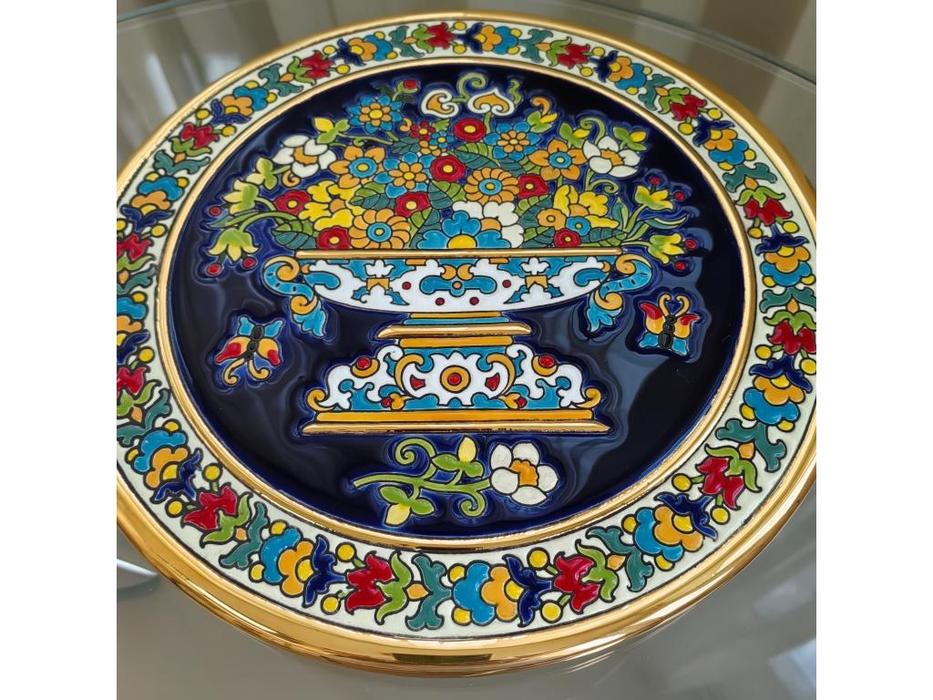 Artecer тарелка декоративная 28см (золото, разноцветный) Ceramico