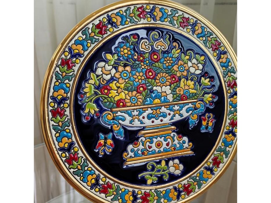Artecer тарелка декоративная 28см (золото, разноцветный) Ceramico
