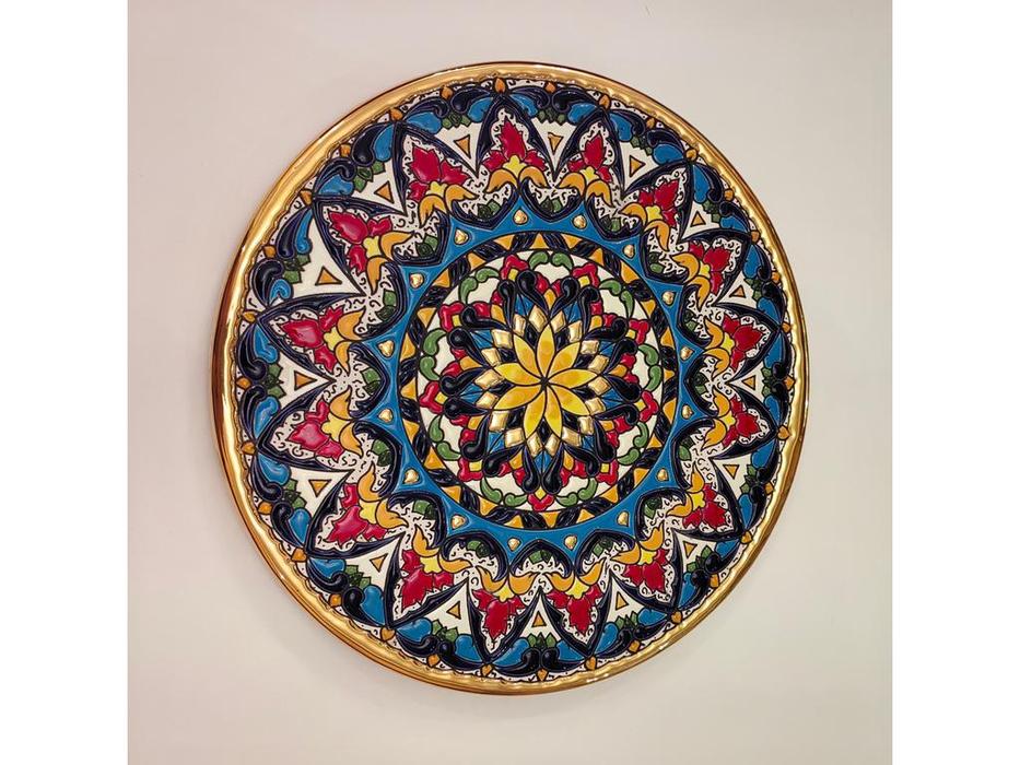 Artecer тарелка декоративная 28см (золото, разноцветный) Ceramico