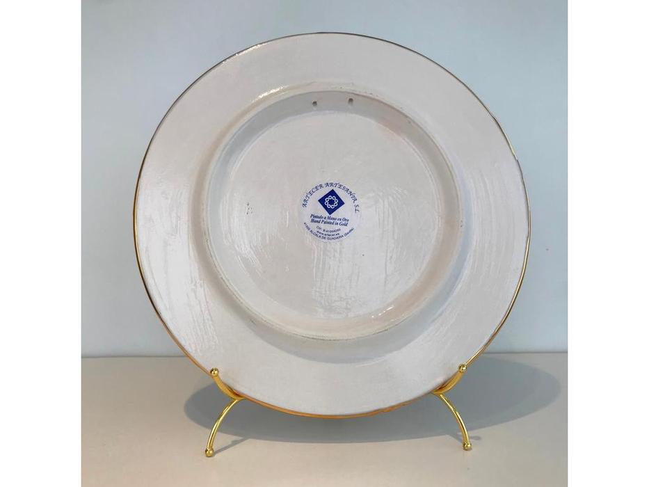 Artecer тарелка декоративная 28см (золото, разноцветный) Ceramico