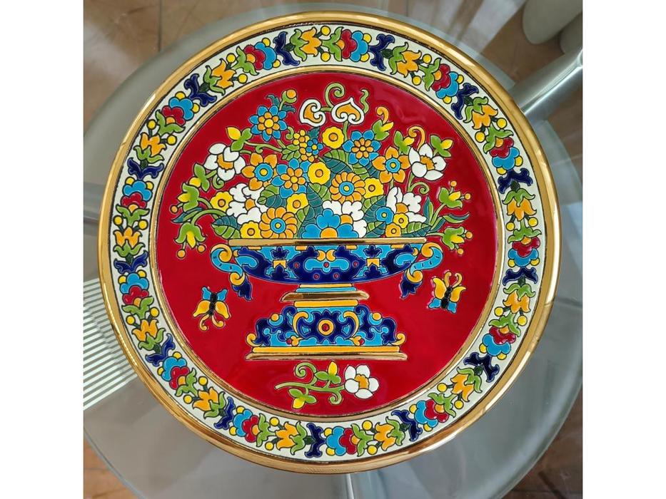 Artecer тарелка декоративная диаметр 28 см (золото, разноцветный) Ceramico