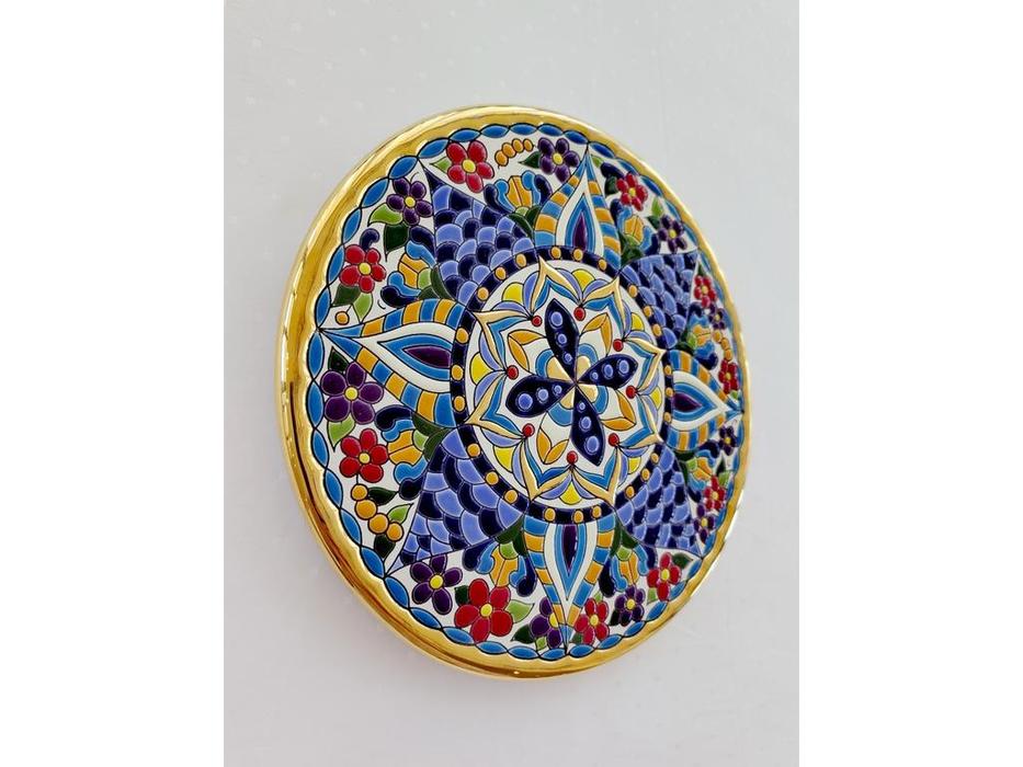 Artecer тарелка декоративная 21см (золото, разноцветный) Ceramico