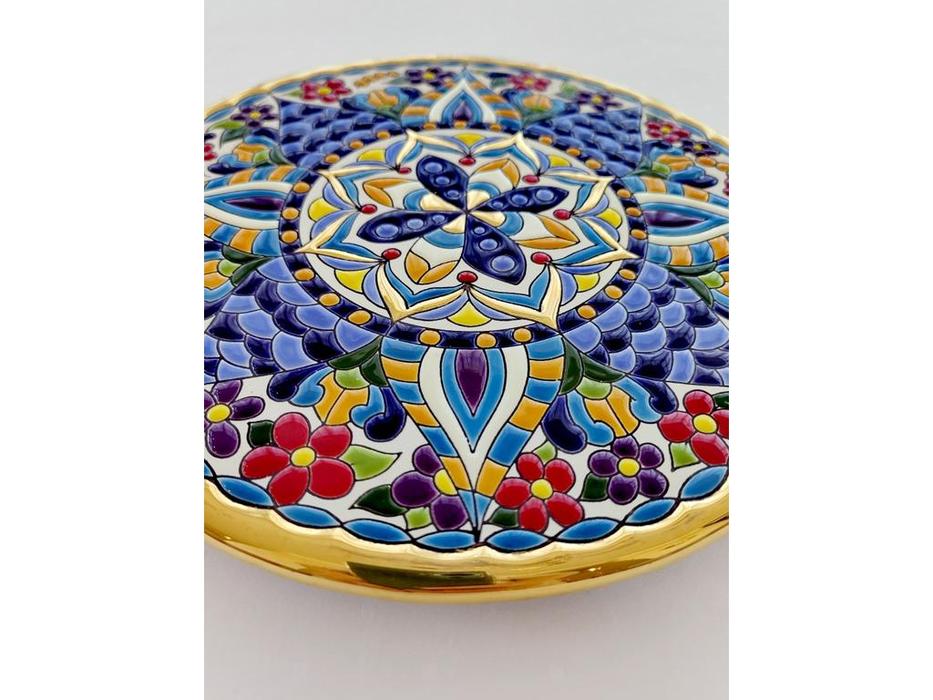 Artecer тарелка декоративная 21см (золото, разноцветный) Ceramico