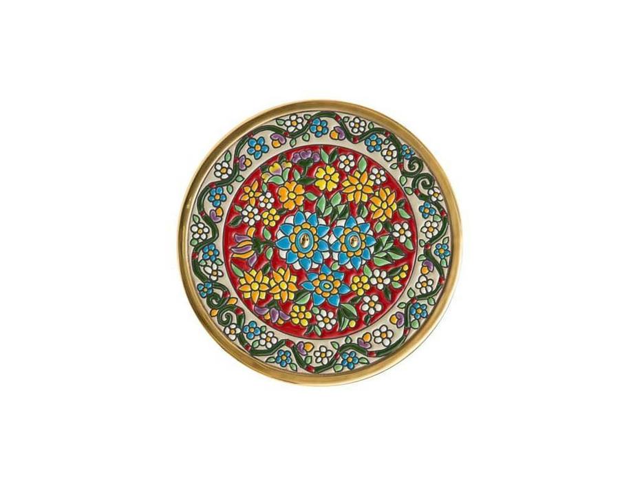 Artecer тарелка декоративная 21см (золото, разноцветный) Ceramico
