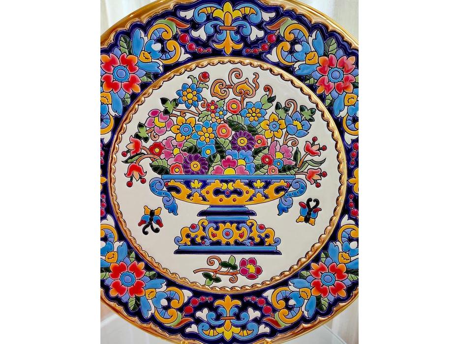 Artecer тарелка декоративная 32см (золото, разноцветный) Ceramico