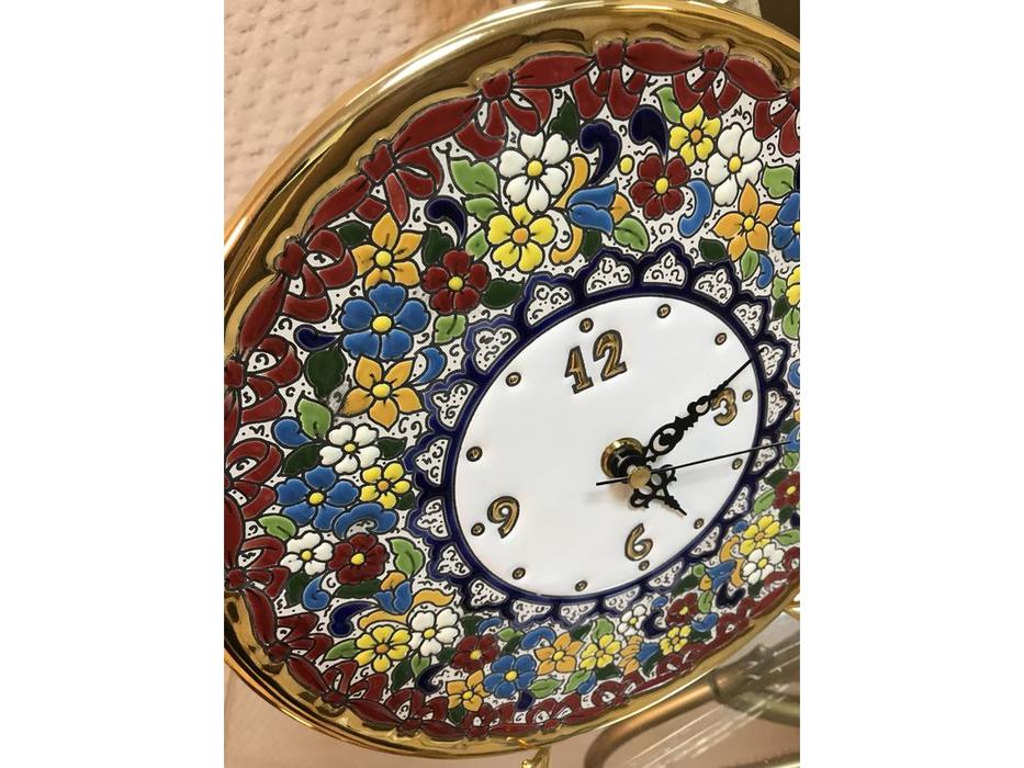 Artecer тарелка-часы диаметр 23см (золото, разноцветный) Ceramico