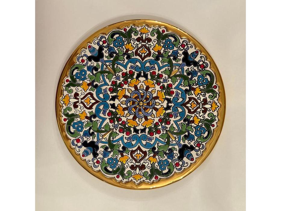 Artecer тарелка декоративная 28см (золото, разноцветный) Ceramico
