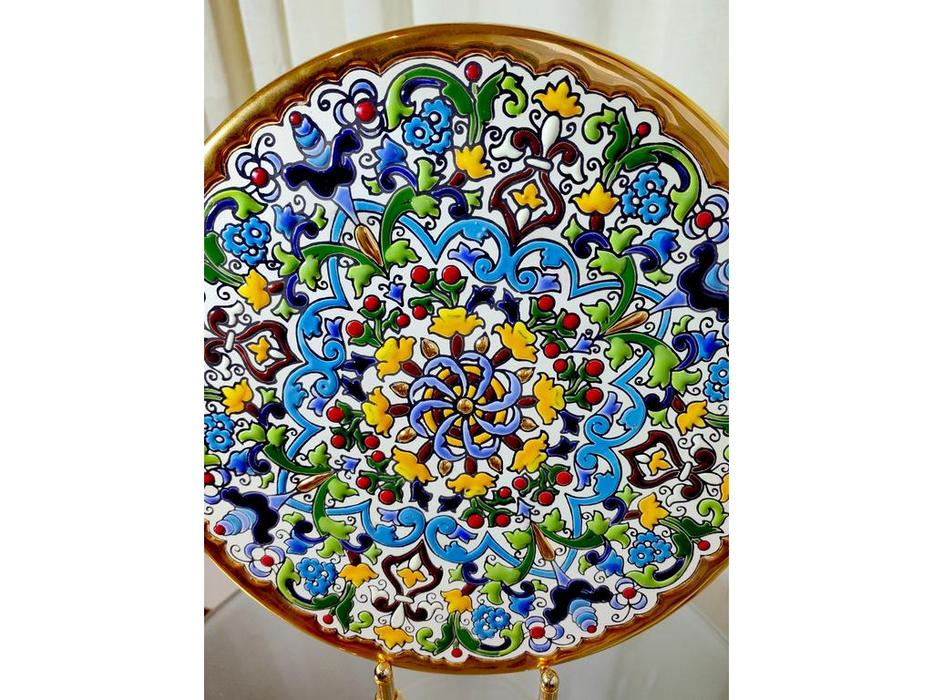 Artecer тарелка декоративная 28см (золото, разноцветный) Ceramico