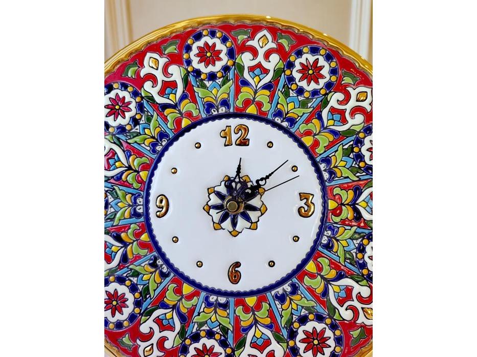 Artecer тарелка-часы диаметр 28см (золото, разноцветный) Ceramico